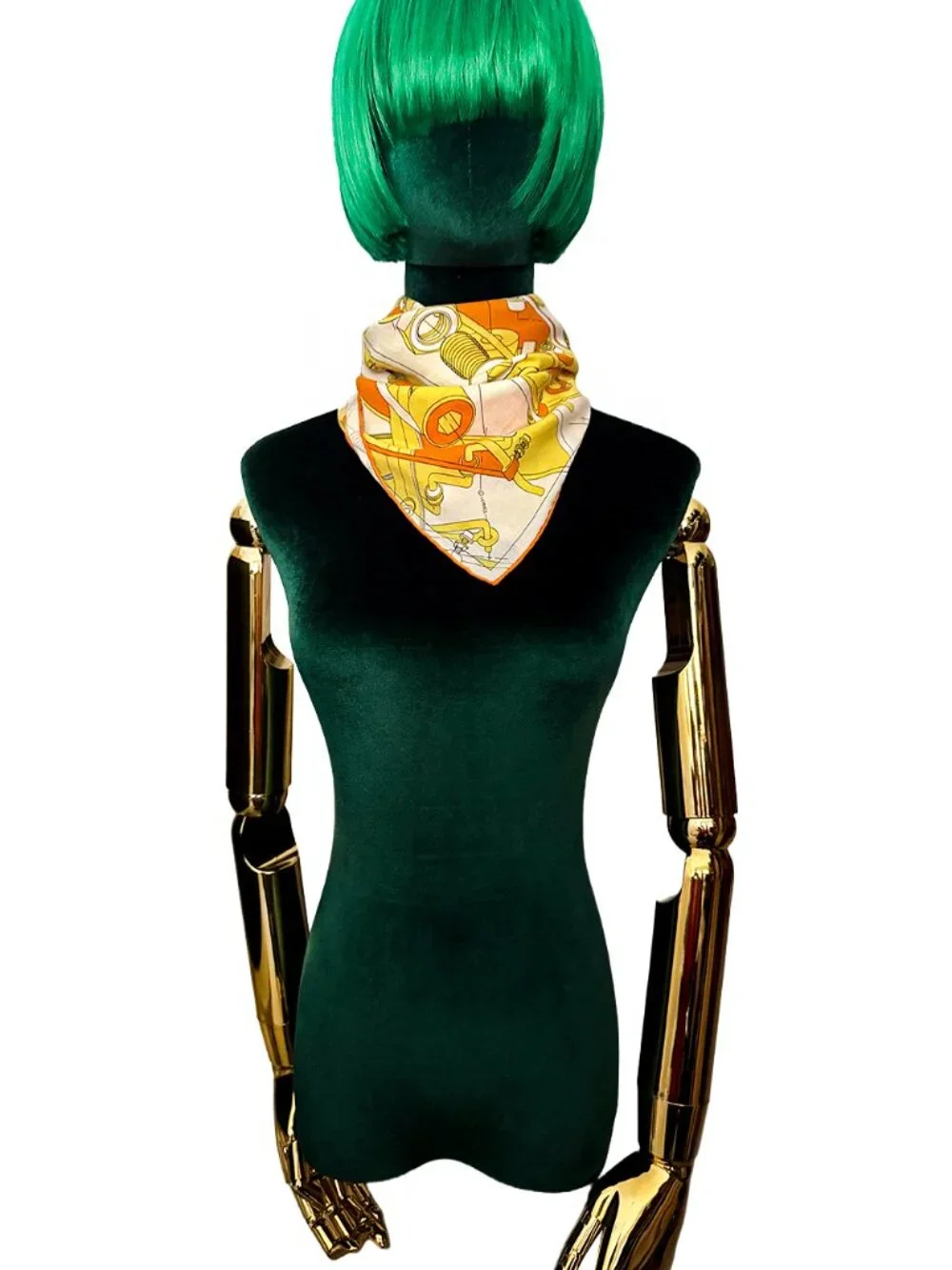 Hermès Step into the Frame 100% Cotton Scarf 2019 Men's Collection